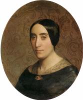 Bouguereau, William-Adolphe - A Portrait of Amelina Dufaud Bouguereau